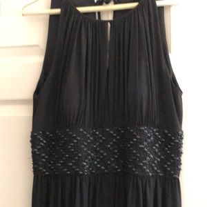 Black sleeveless formal dress size 12